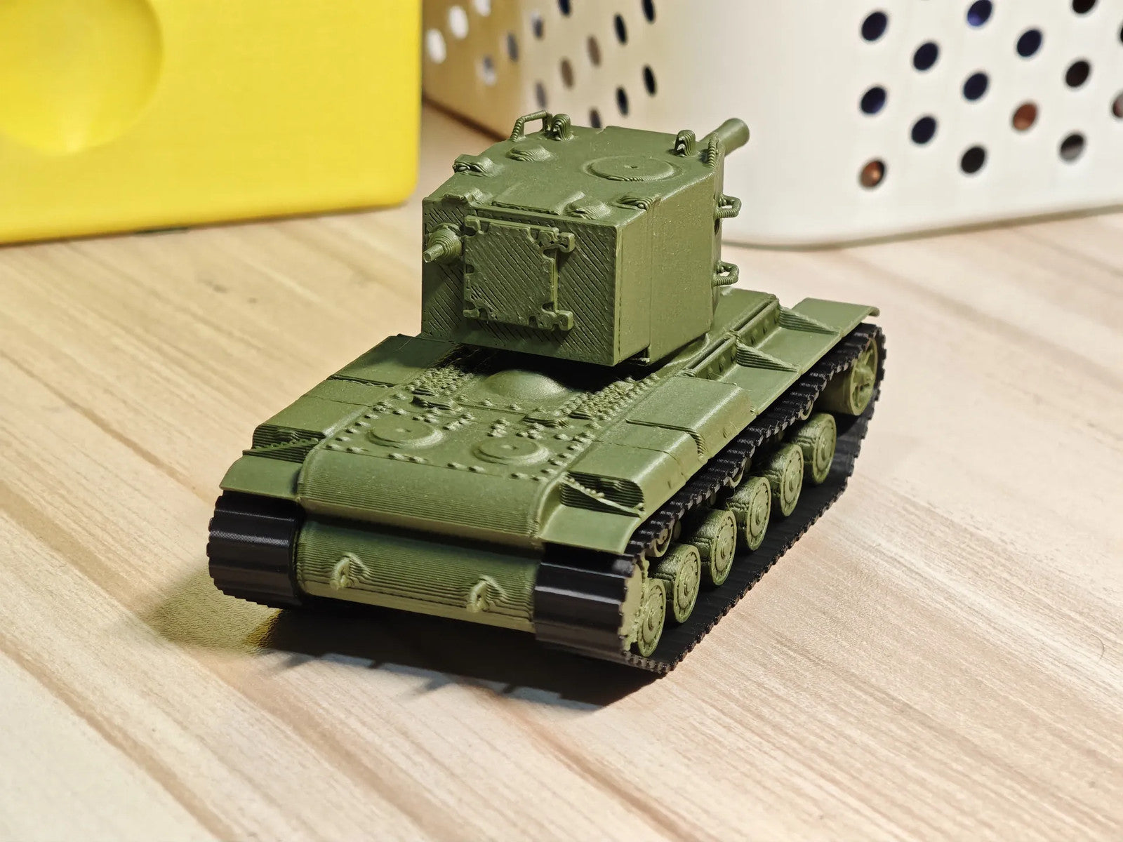1:72 KV-2 Heavy Tank Model | 3D Printed WW2 Soviet Vehicle | Fast Shipping