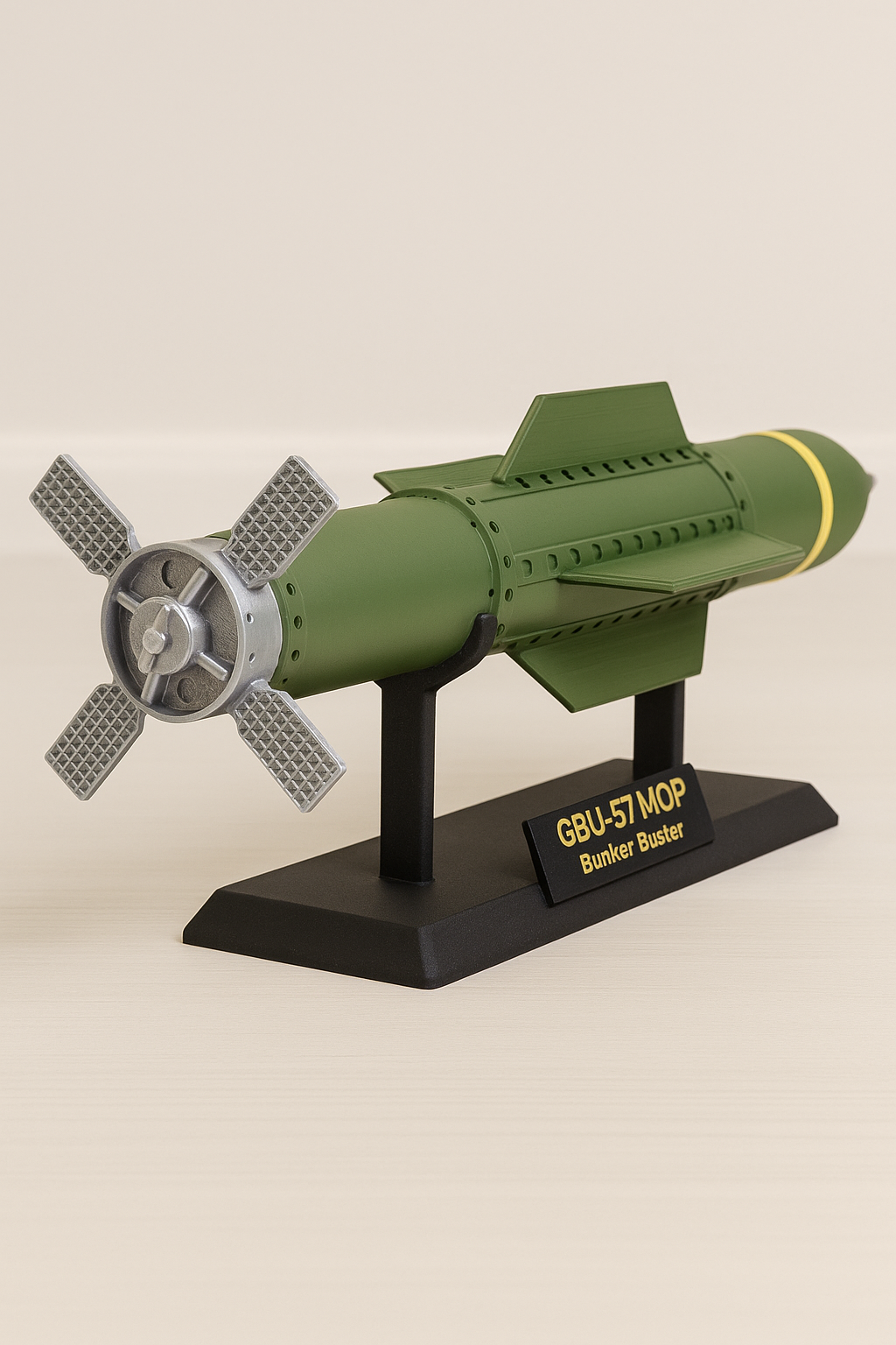 30,000lbs Bunker Buster Bomb | GBU-57 Model - 3D Printed In The UK