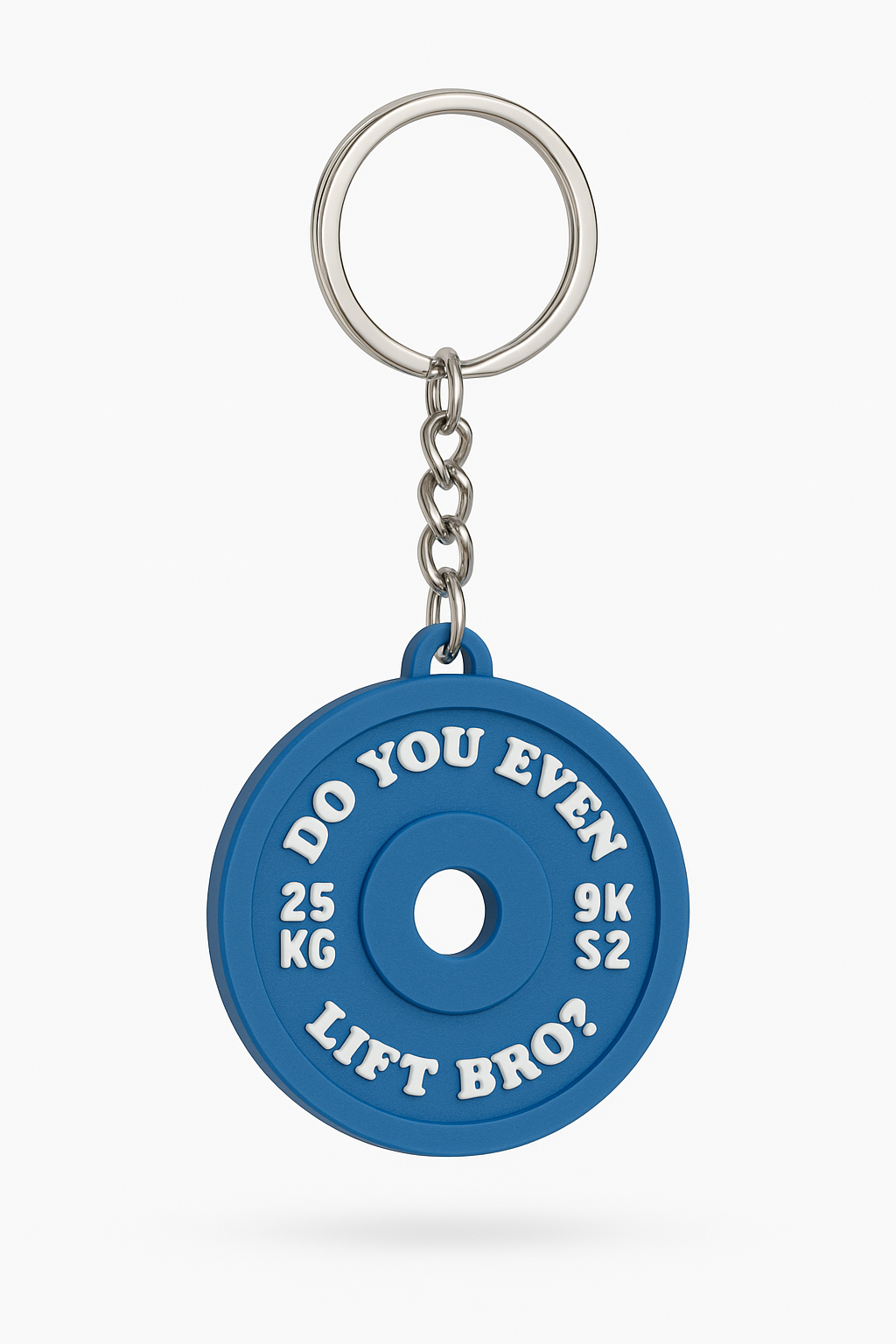 Gym Weight Plate Keychain – Perfect for Fitness Enthusiasts - 3D Printed