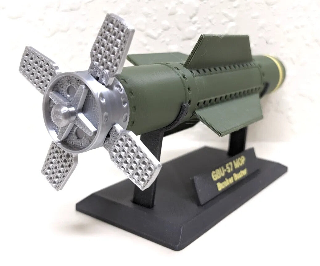 30,000lbs Bunker Buster Bomb | GBU-57 Model - 3D Printed In The UK