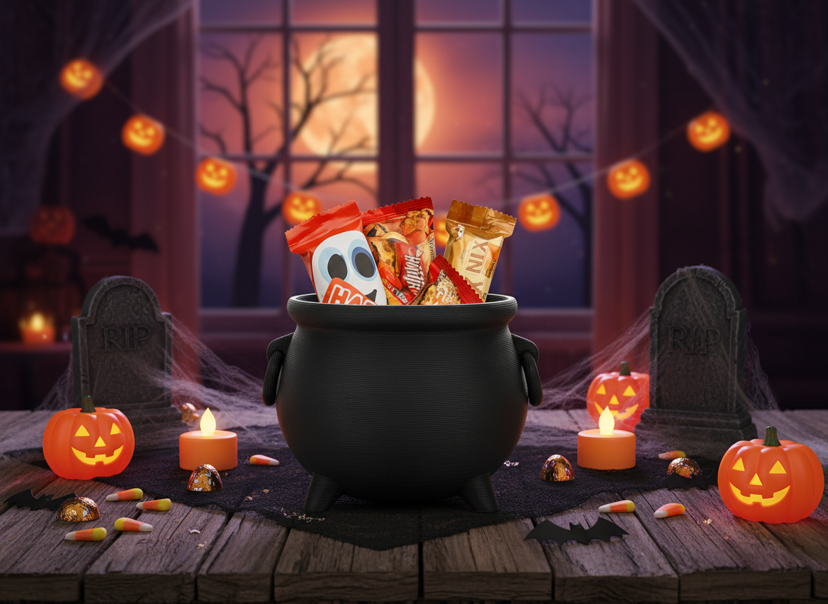 Mini Cauldron for Treats - Halloween Special - Black