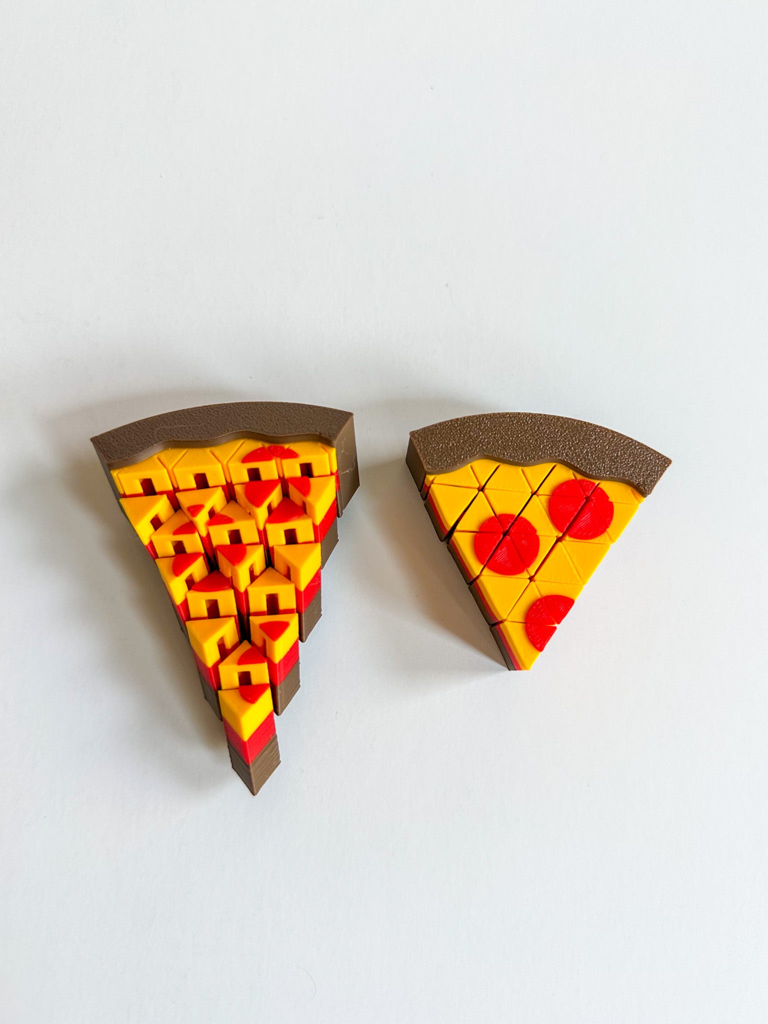 Mini Pixel Pizza Slice Fidgets Toy - With Pizza Box