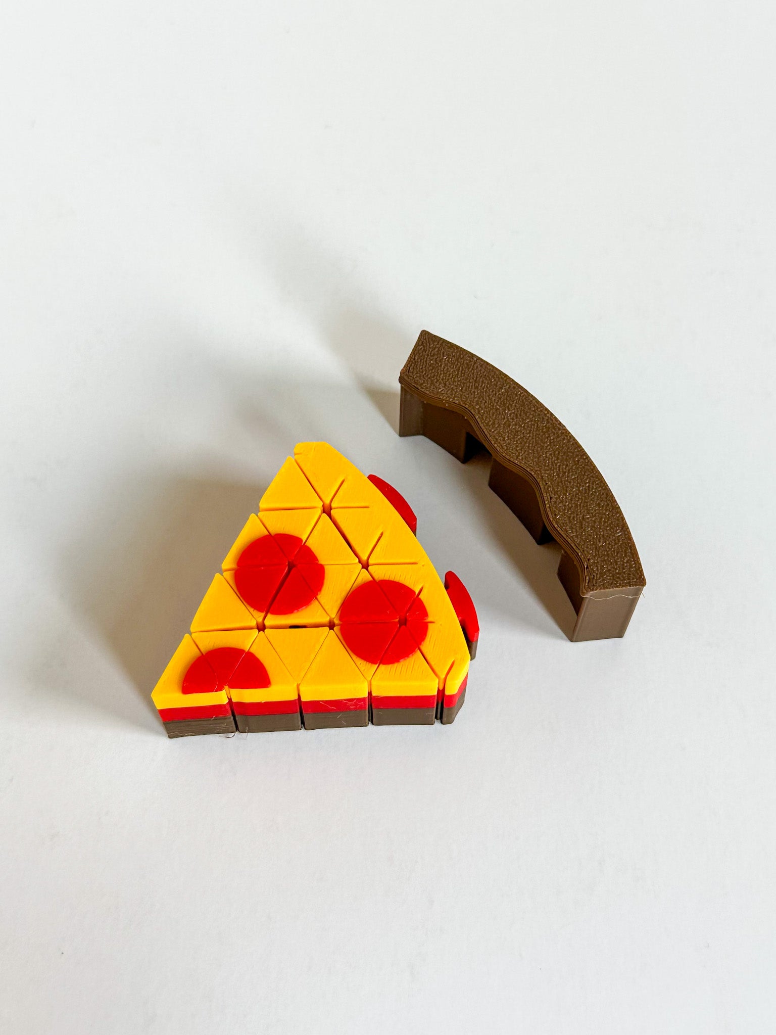 Mini Pixel Pizza Slice Fidgets Toy - With Pizza Box