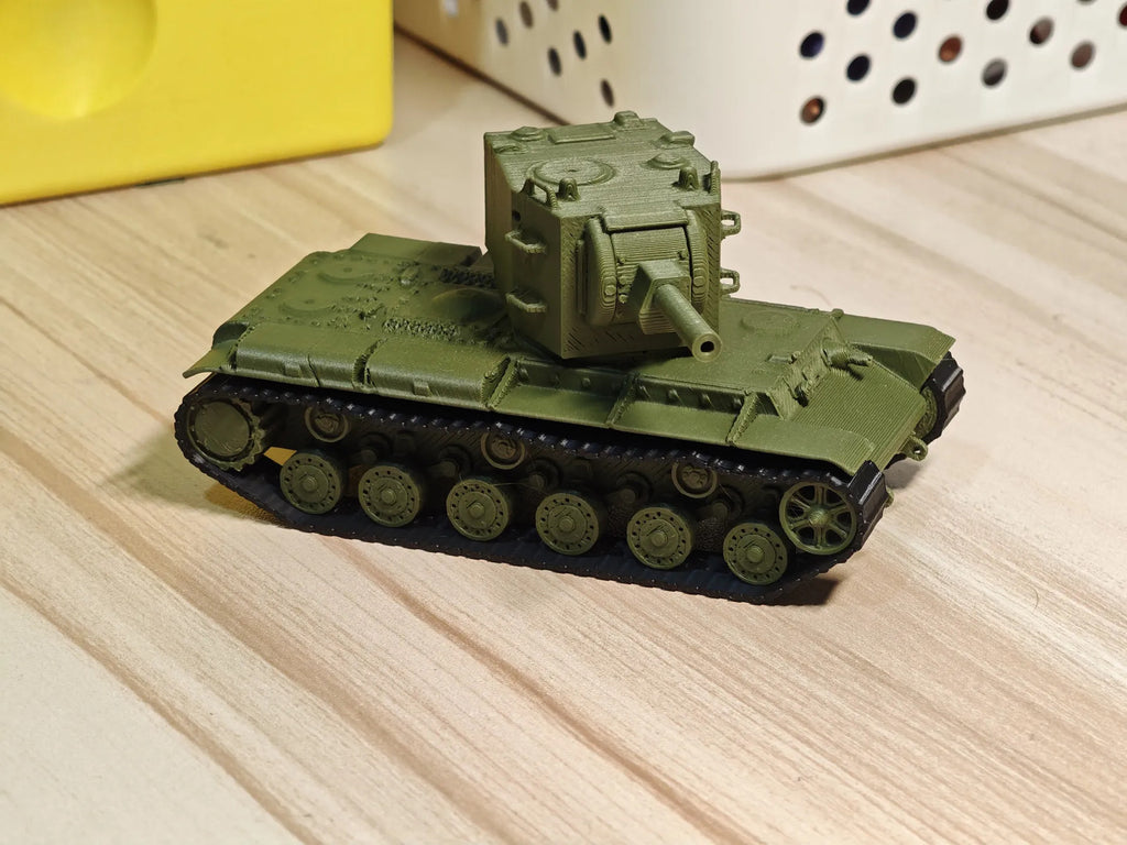 1:72 KV-2 Heavy Tank Model | 3D Printed WW2 Soviet Vehicle | Fast Shipping