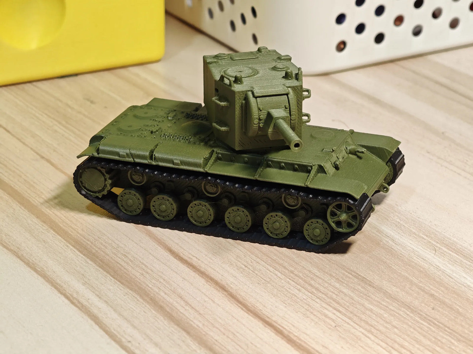 1:72 KV-2 Heavy Tank Model | 3D Printed WW2 Soviet Vehicle | Fast Shipping