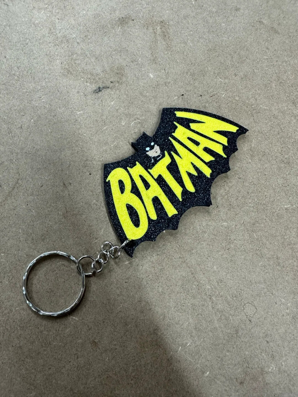 Batman Keychain Keyring - 3D Printed In The UK