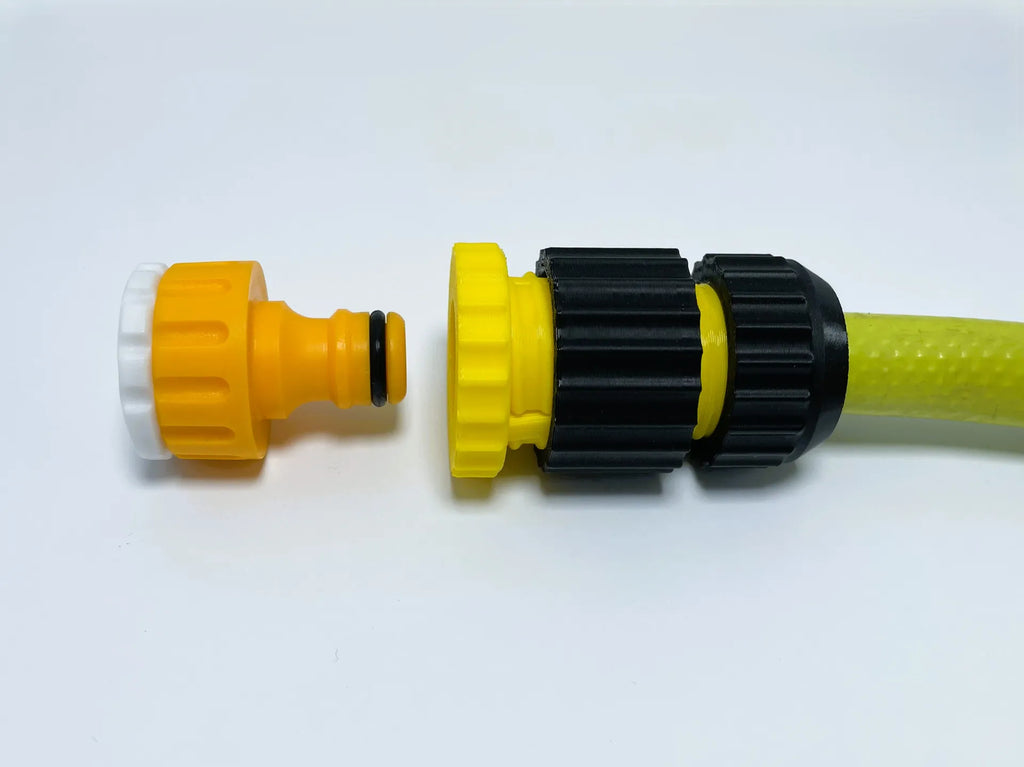 Garden Hose Quick Connect - 3D Printed - Made In The UK - Fast Shipping