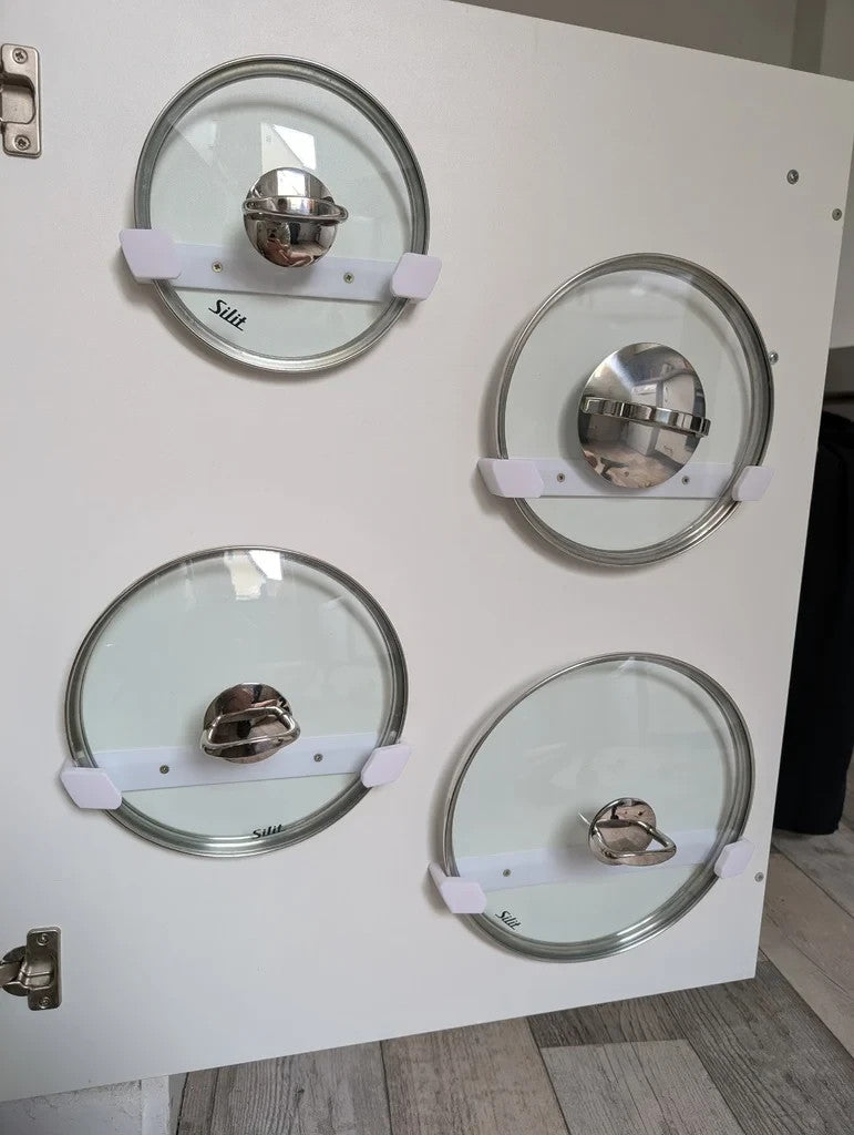 Pot Lid Holder Rack – Space Saving Kitchen Storage Solution