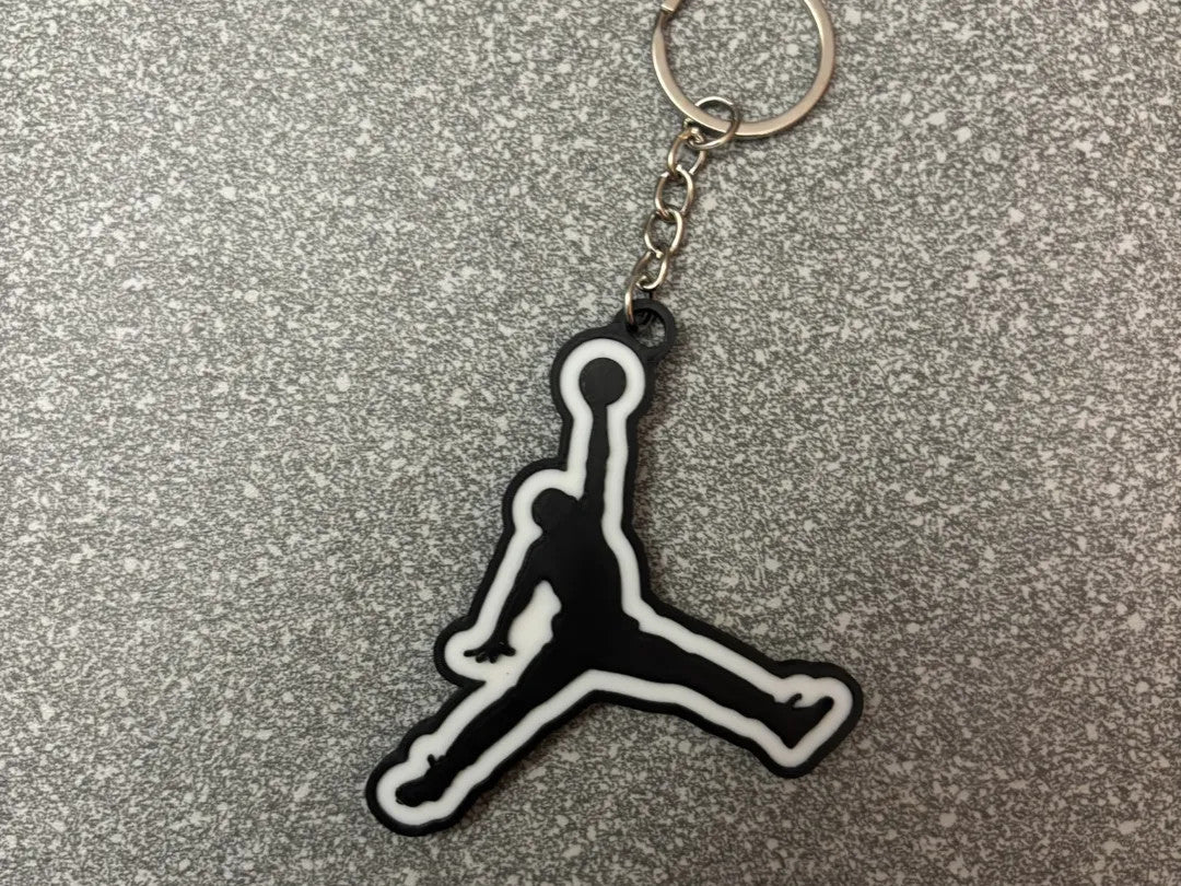 Nike Jordan JumpMan Keychain - 3D Printed - Made In The UK