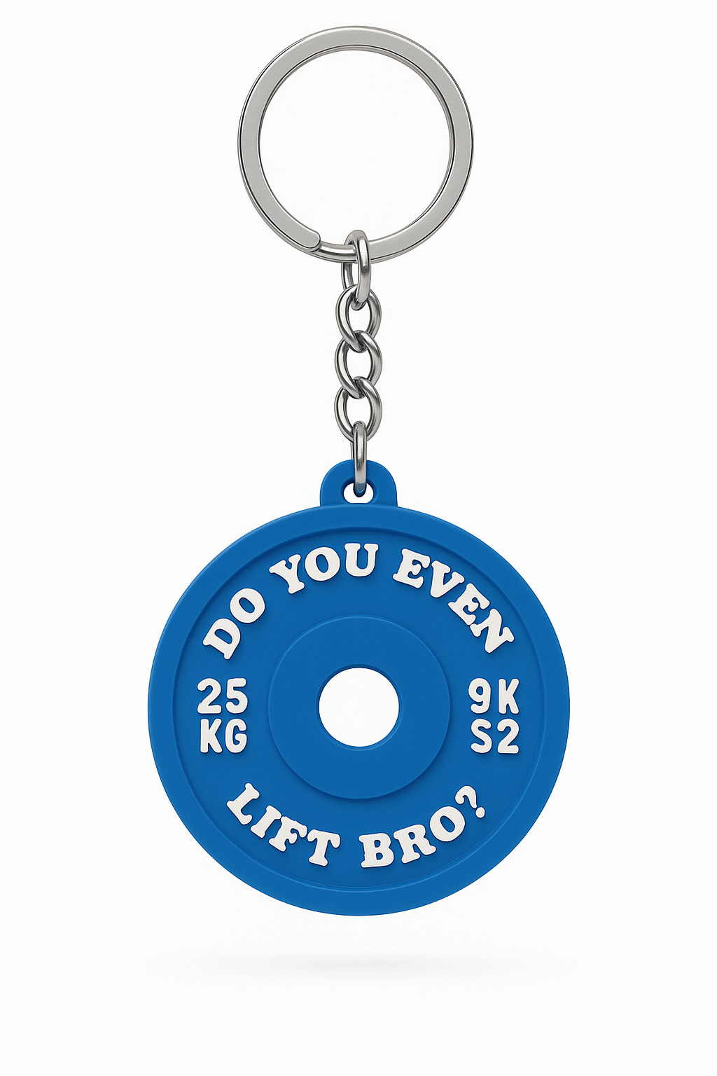 Gym Weight Plate Keychain – Perfect for Fitness Enthusiasts - 3D Printed