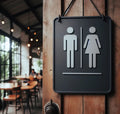 Toilet Door Sign Mens Womens -  3D Printed - Made In The UK - Customisable