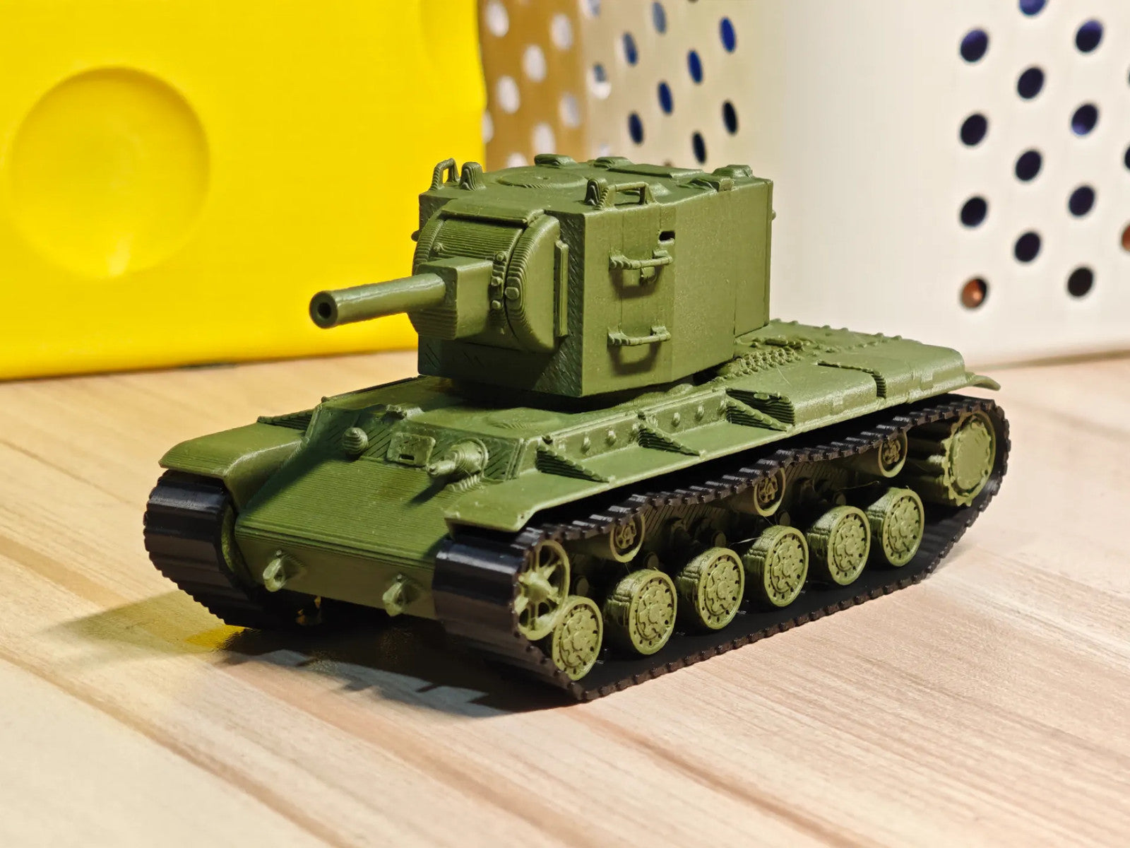 1:72 KV-2 Heavy Tank Model | 3D Printed WW2 Soviet Vehicle | Fast Shipping