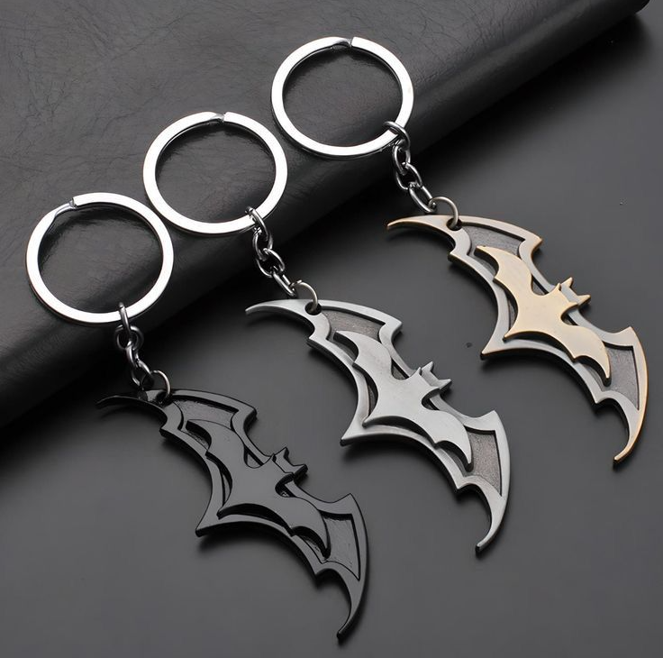 Batman 3D Printed Keyring Keychain - Made In The UK