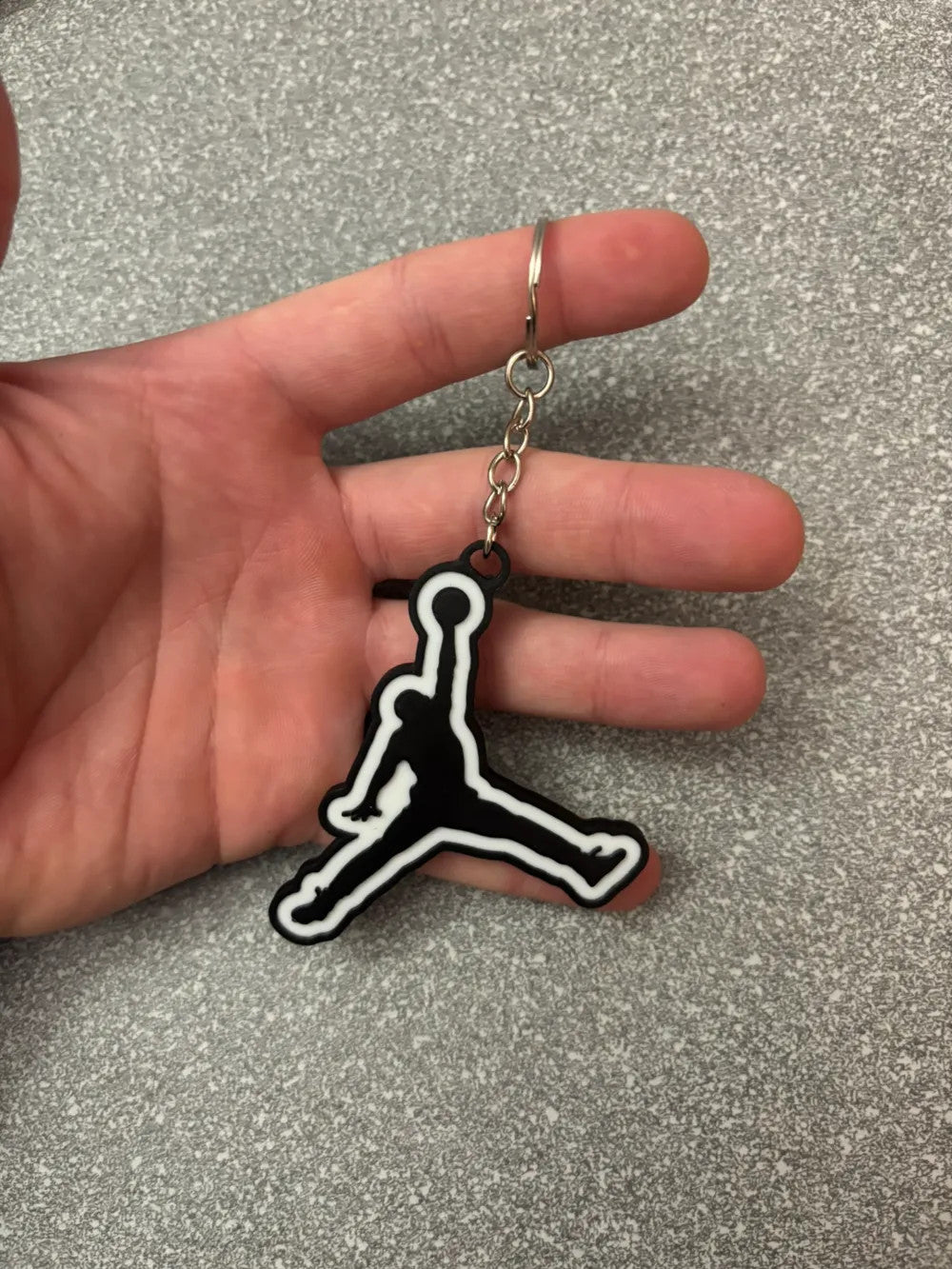 Nike Jordan JumpMan Keychain - 3D Printed - Made In The UK