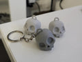 Skull Keychain Keyring - 3D Printed - Made In The UK