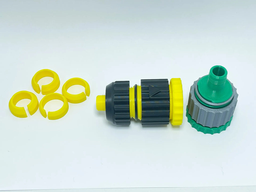 Garden Hose Quick Connect - 3D Printed - Made In The UK - Fast Shipping