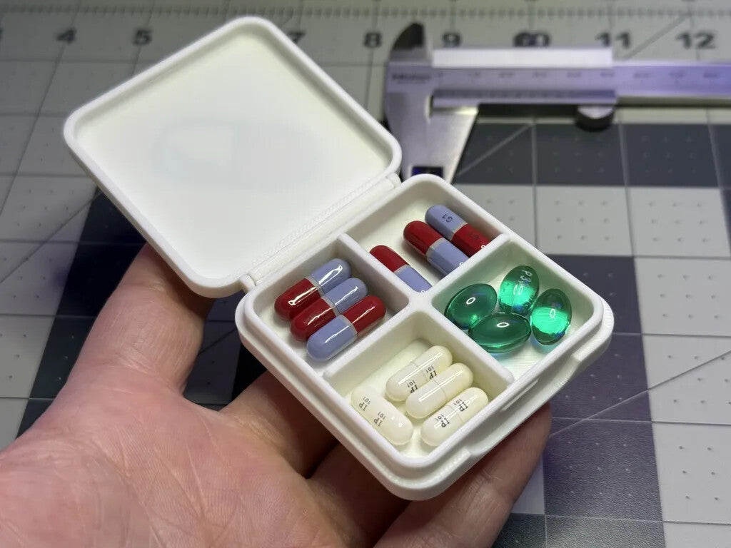 Pill Container Pocker Sized - 3D Printed In The UK