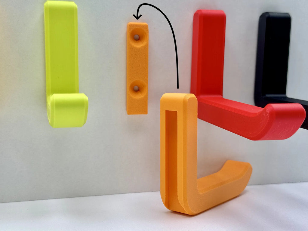 Universal Wall Hook – Hidden Screws – Ideal for Clothes, Caps, Bags & More