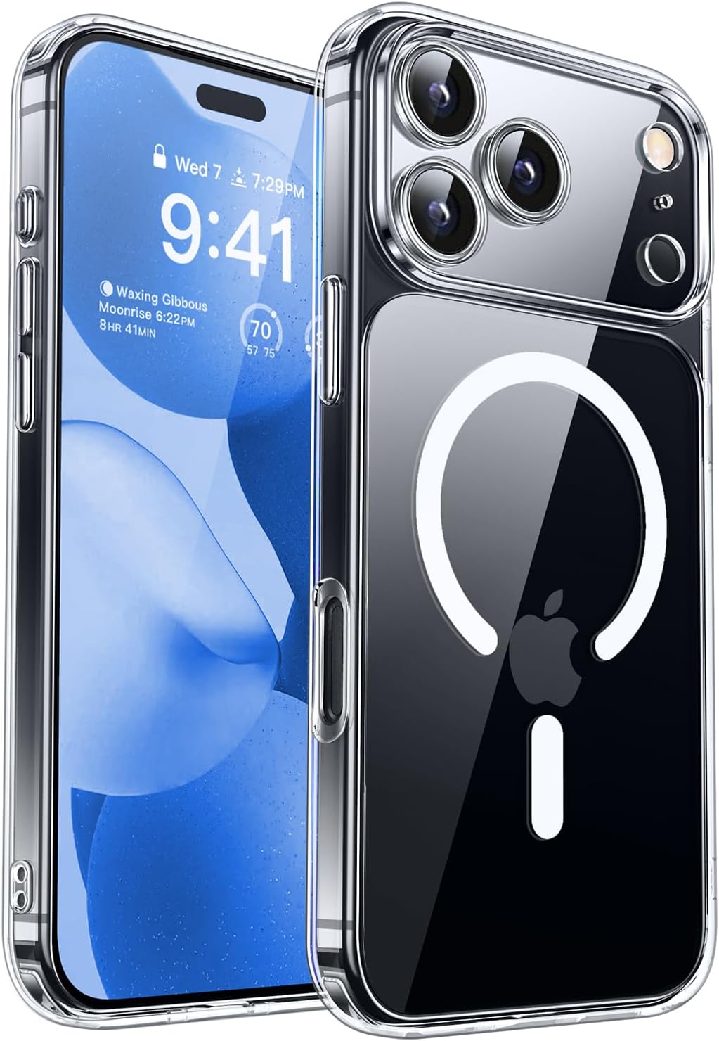 iPhone 17 Pro Max Phone Case 6.9 Inch with Magsafe Compatibility - [Translucent Matte] Shockproof Protective Phone Case, Orange