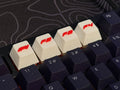 Keyboard Keycaps Formula 1 f1 f2 f3 f4 keys - Made In The UK - Pack of 4 keycaps - Universally compatible