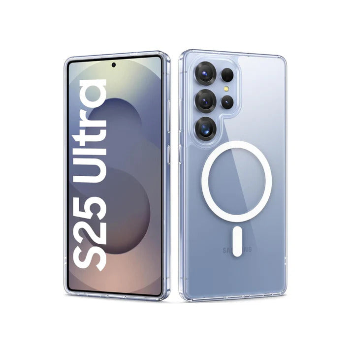 Samsung Galaxy S25 Ultra Phone Case Clear with MagSafe Shockproof Anti-Yellowing