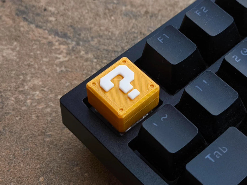 Super Mario Question Block Keycap for Mechanical keyboard